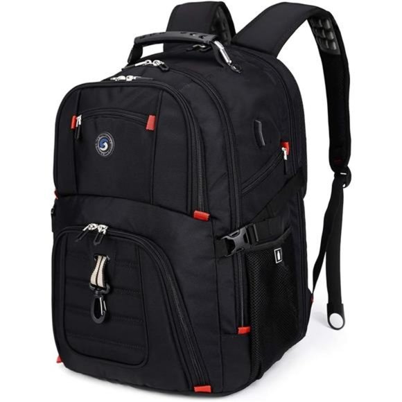backpacks for 17 laptops BIKROD Travel Laptop Backpack, Inch Extra Large School Teen Boys and Girls, Black Water Resistant Women Back Pack, Business Men Sturdy Computer Bag : Clothing, Shoes & Jewelry Hook up your phone and be on the go.Headphone interface provide convenient to listen music YOREPEK Extra Large Travel Backpack,